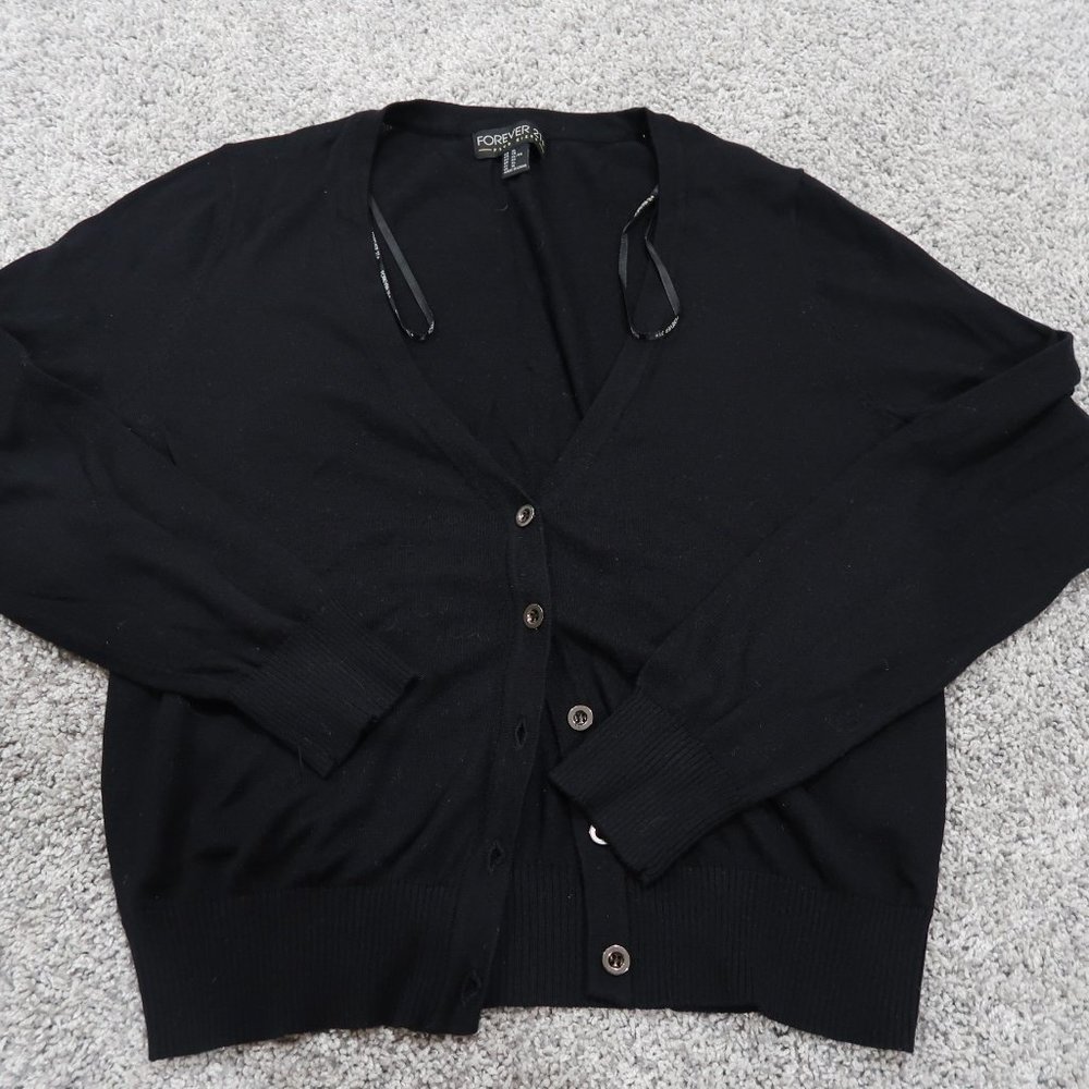 **NWOT** Forever 21Plus Class V-Neck Cardigan